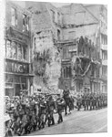 German Band Playing in the Street by Anonymous