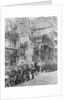 German Band Playing in the Street by Anonymous
