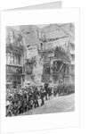 German Band Playing in the Street by Anonymous
