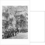 German Band Playing in the Street by Anonymous