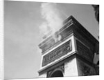 Smoke from Snipers atop Arc de Triomphe by Anonymous