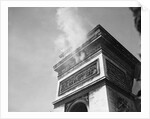 Smoke from Snipers atop Arc de Triomphe by Anonymous