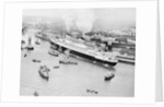SS United States Entering Southampton Harbor by Anonymous