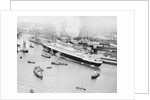 SS United States Entering Southampton Harbor by Anonymous