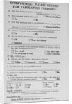 Gallup Poll Questionnaire by Anonymous