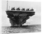 USS Hornet with Planes on Deck by Anonymous