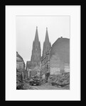 View of Cathedral Among Ruins by Anonymous