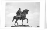 Statue of Prince Otto Von Bismarck Seated on a Horse by Anonymous