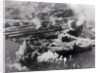 Aerial View of Smoking Land Attacks by Anonymous