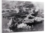 Aerial View of Smoking Land Attacks by Anonymous