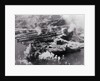 Aerial View of Smoking Land Attacks by Anonymous