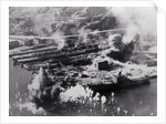 Aerial View of Smoking Land Attacks by Anonymous