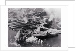 Aerial View of Smoking Land Attacks by Anonymous
