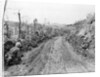 American Soldiers Kneeling on Side of Road in Okinawa by Anonymous