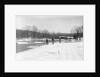 Men Gathering Ice from Frozen Pond by Anonymous