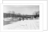 Men Gathering Ice from Frozen Pond by Anonymous