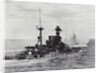 British Warship Barham at Sea by Anonymous