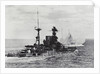 British Warship Barham at Sea by Anonymous