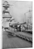 Sailors Painting a Battleship's Guns by Anonymous