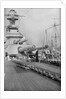 Sailors Painting a Battleship's Guns by Anonymous