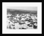 Flood Waters Covering Town by Anonymous