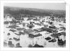 Flood Waters Covering Town by Anonymous