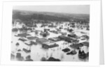 Flood Waters Covering Town by Anonymous