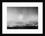View of Hydrogen Bomb Mushroom Cloud Rising by Anonymous
