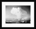 View of Hydrogen Bomb Mushroom Cloud Rising by Anonymous
