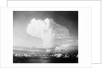 View of Hydrogen Bomb Mushroom Cloud Rising by Anonymous