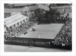 View of Helen Wills Playing Suzanne Lenglen by Anonymous