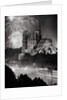 View of Notre Dame Under Firework Display by Anonymous