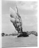 Majestic Sailboat in Singapore Harbor by Anonymous