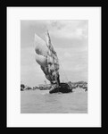 Majestic Sailboat in Singapore Harbor by Anonymous