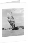 Majestic Sailboat in Singapore Harbor by Anonymous