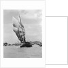 Majestic Sailboat in Singapore Harbor by Anonymous