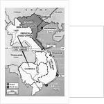 Map Showing French Occupation in Indo-China by Anonymous