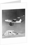 Large Aircraft Flying over Mountainous Region by Anonymous