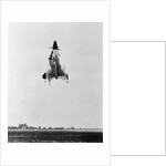 The Convair XFY-1 Plane During Takeoff by Anonymous