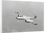 Gloster Meteor Plane in Flight by Anonymous