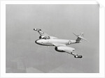 Gloster Meteor Plane in Flight by Anonymous