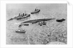 Ships Sailing Around the Toya Maru by Anonymous