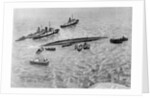 Ships Sailing Around the Toya Maru by Anonymous