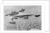 Ships Sailing Around the Toya Maru by Anonymous