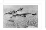 Ships Sailing Around the Toya Maru by Anonymous
