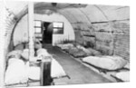 Interior View of a Sleeping Hut by Anonymous