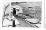 Interior View of a Sleeping Hut by Anonymous