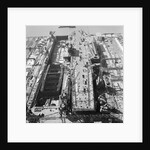 View of USS Forrestal Receiving Finishing Touches by Anonymous