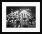 View of Traffic at Night by Anonymous