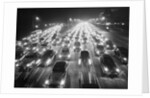 View of Traffic at Night by Anonymous